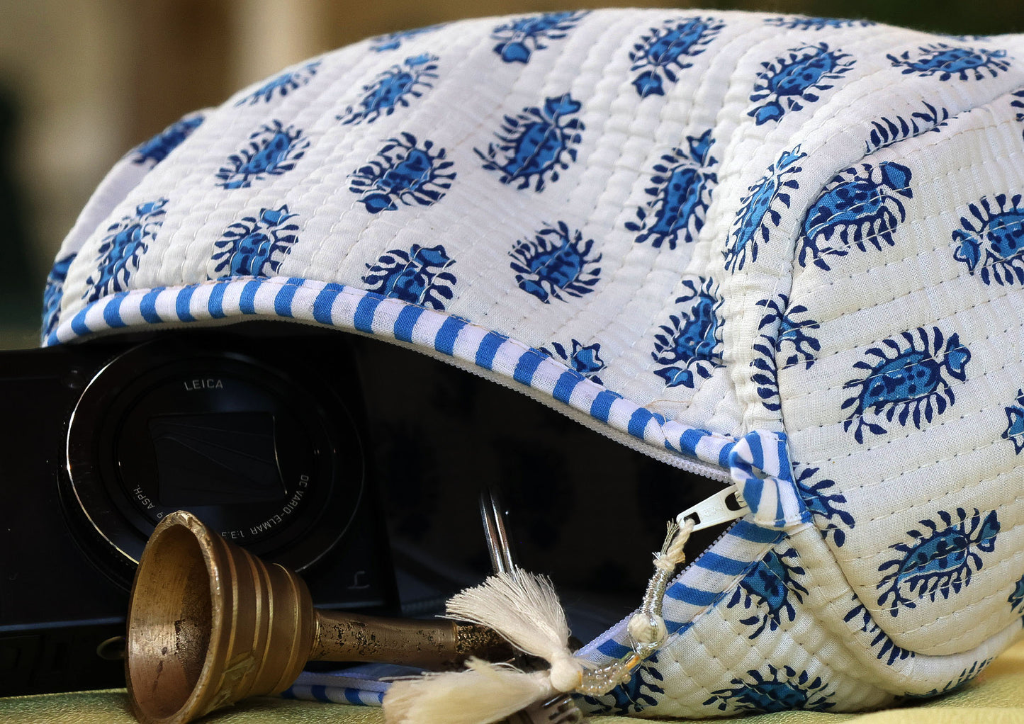 Blue Paisley Nesting Pouches