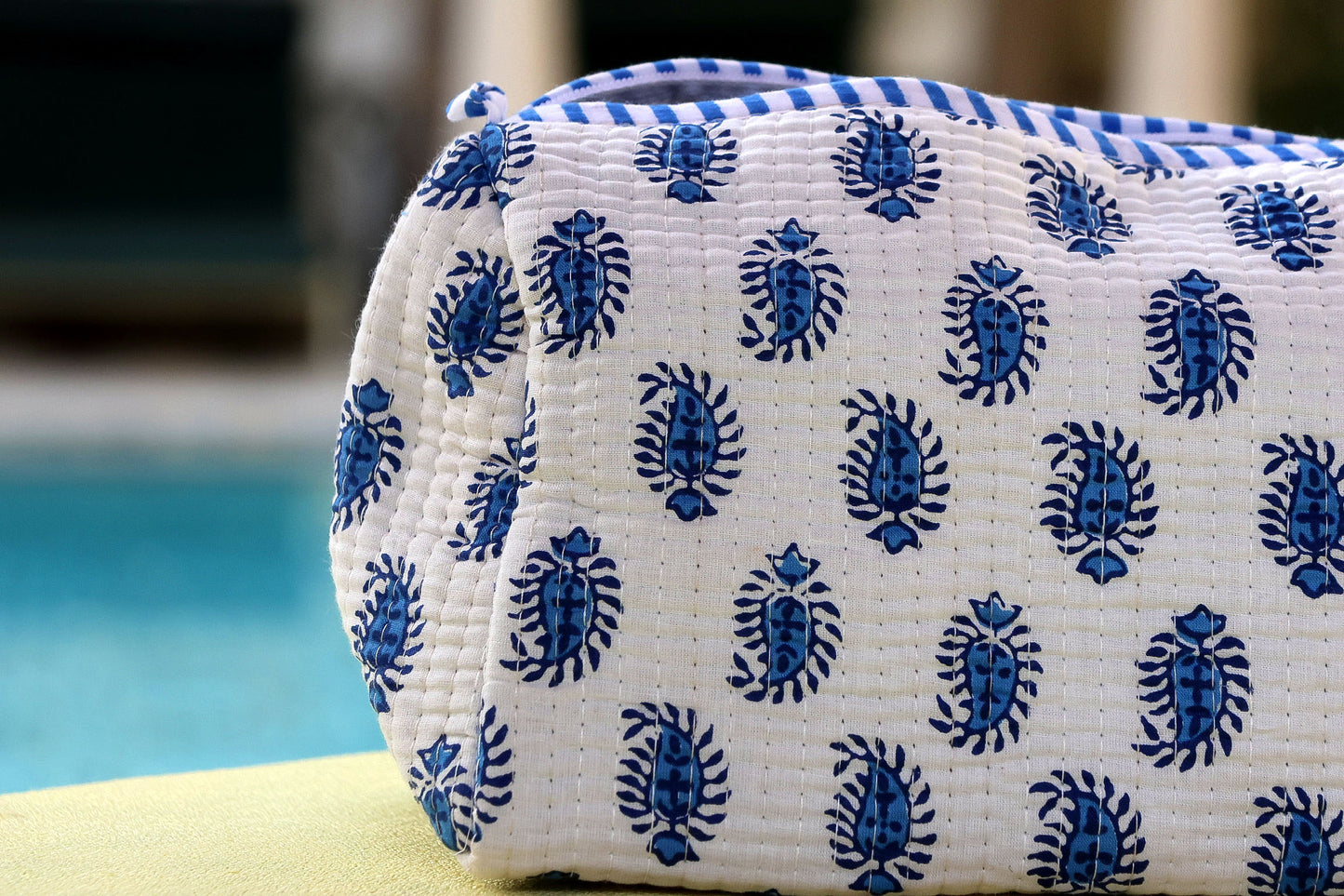 Blue Paisley Nesting Pouches