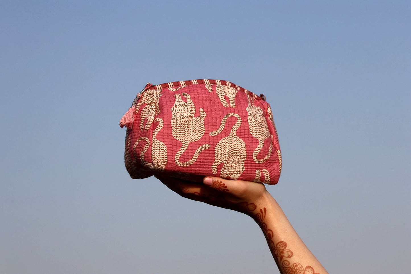 Pink Tiger Nesting Pouches
